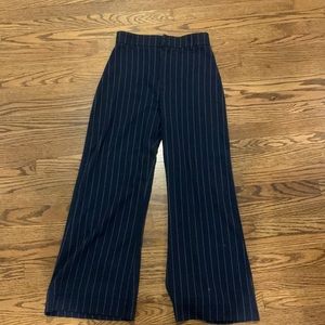Free People pinstripe straight leg dress pants